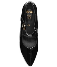 ara Adelaide Patent Leather Block Heel Mary Jane Pumps