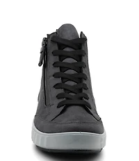 ara Adrienne Waterproof High Top Zip Sneakers