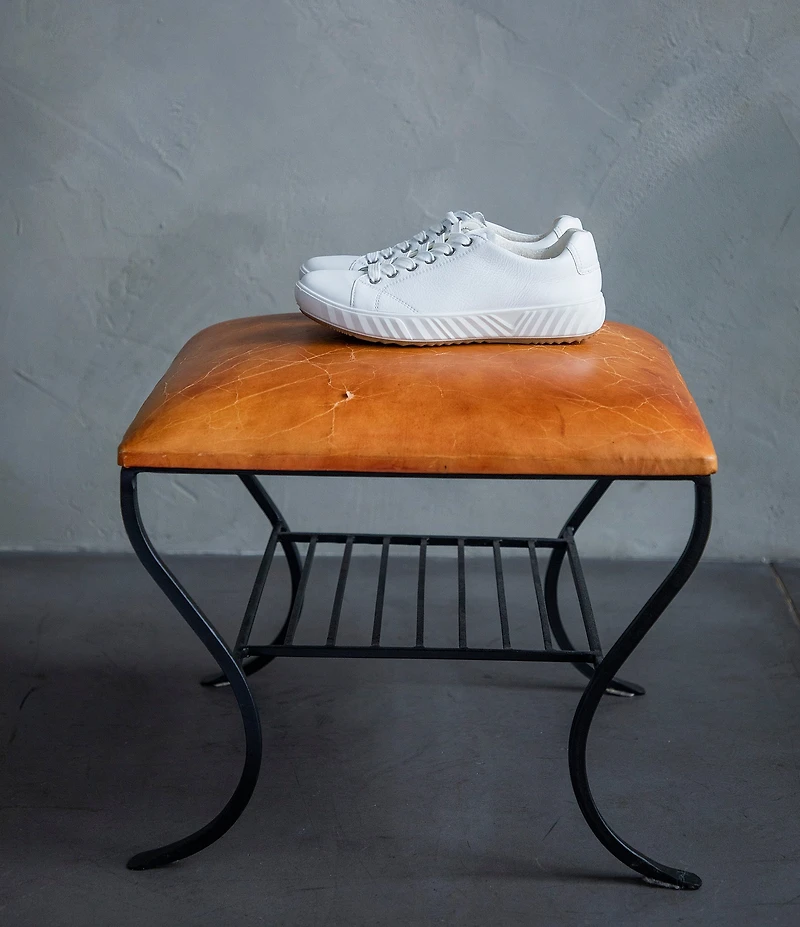 ara Alexandria Leather Lace Up Sneakers