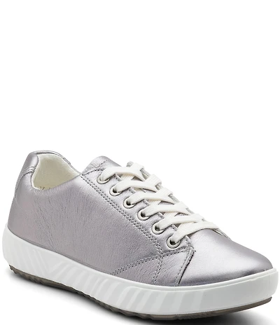 ara Alexandria Leather Lace Up Sneakers