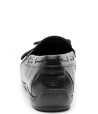 ara Amarillo Bow Detail Leather Moc-Toe Boat Shoes