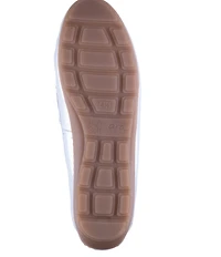 ara Amarillo Bow Detail Leather Moc-Toe Boat Shoes