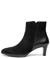 ara Autumn Suede and Leather Faux Fur Lined Ankle Booties