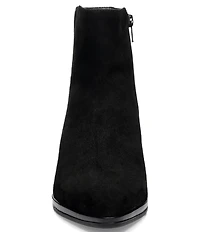 ara Autumn Suede and Leather Faux Fur Lined Ankle Booties