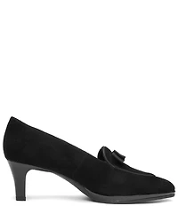 ara Azalea Suede Bow Loafer Pumps