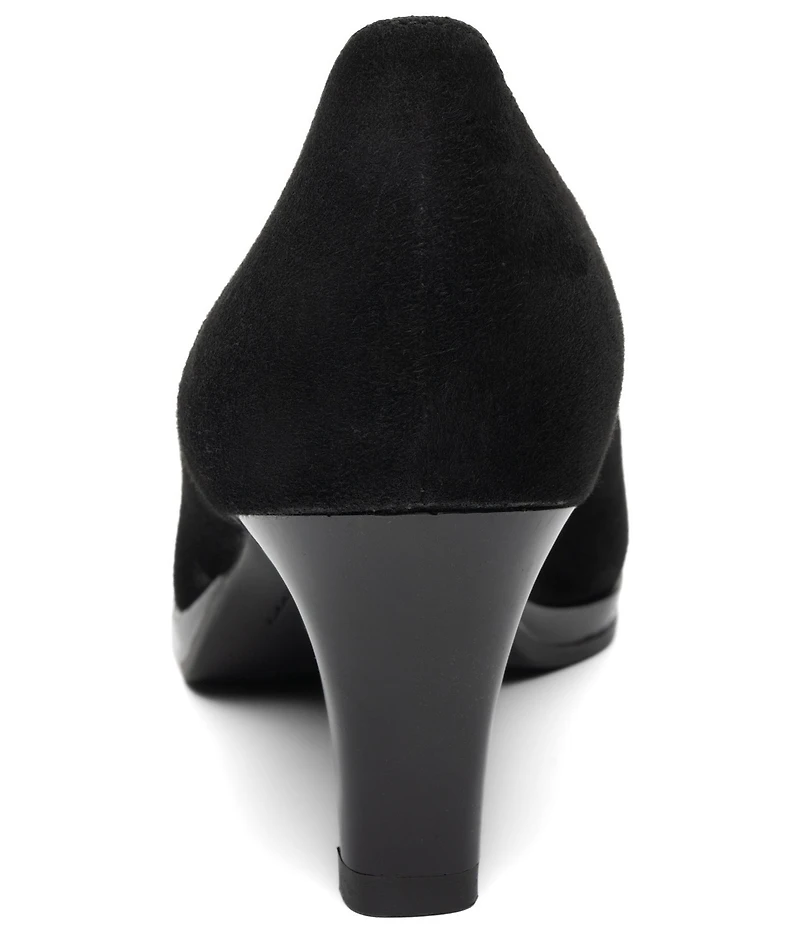 ara Azalea Suede Bow Loafer Pumps