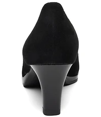 ara Azalea Suede Bow Loafer Pumps