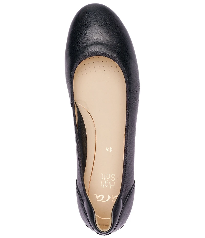 ara Balsam Leather Slip On Flats