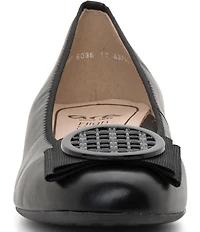 ara Bambi Leather Ornament Bow Ballet Flats