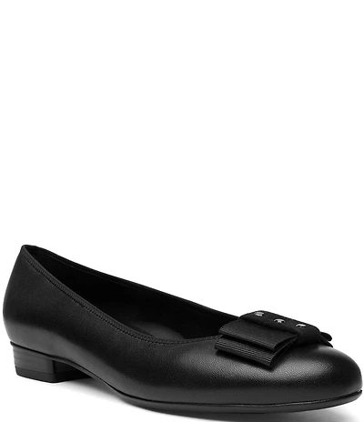 ara Bijou Leather Bow Pumps