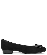 ara Bijou Suede Embellished Bow Pumps