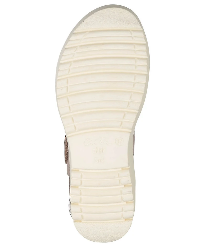 ara Bridgeport Suede Wedge Platform Sandals