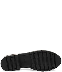 ara Caladium Leopard Print Suede and Crunch Patent Lug Sole Penny Loafers