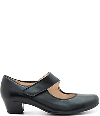 ara Calico 2.0 Leather Asymmetrical Mary Jane Pumps