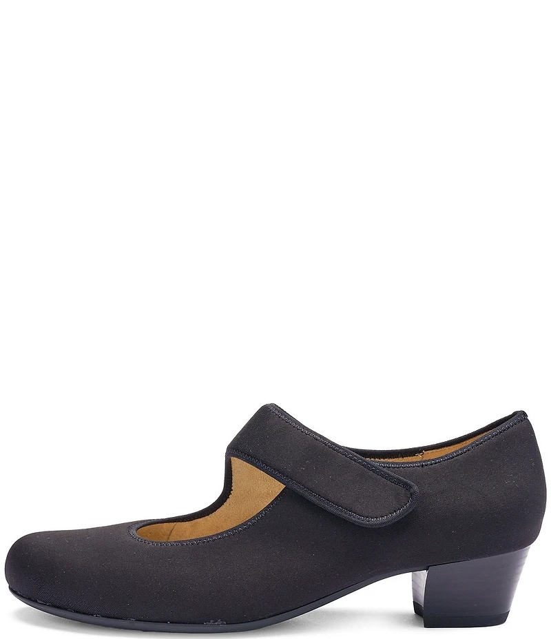 ara Calico 2.0 Stretch Fabric Asymmetrical Mary Jane Pumps