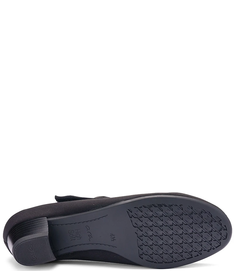 ara Calico 2.0 Stretch Fabric Asymmetrical Mary Jane Pumps
