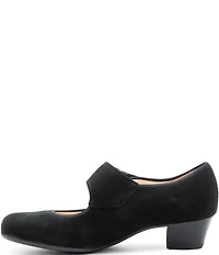 ara Calico 2.0 Suede Asymmetrical Mary Jane Pumps