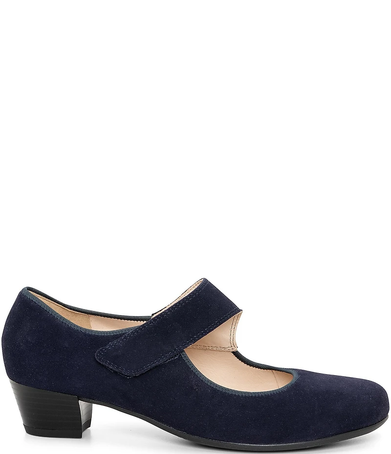 ara Calico 2.0 Suede Asymmetrical Mary Jane Pumps