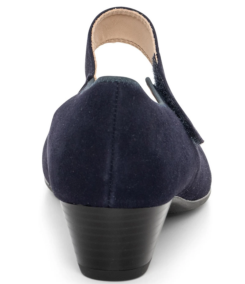 ara Calico 2.0 Suede Asymmetrical Mary Jane Pumps