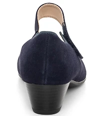 ara Calico 2.0 Suede Asymmetrical Mary Jane Pumps