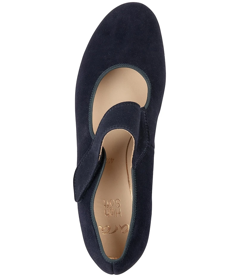 ara Calico 2.0 Suede Asymmetrical Mary Jane Pumps