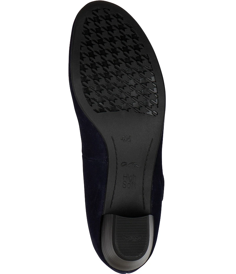 ara Calico 2.0 Suede Asymmetrical Mary Jane Pumps