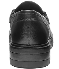 ara Camellia Leather Chain Strap Lugged Loafers