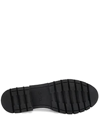 ara Camellia Leather Chain Strap Lugged Loafers