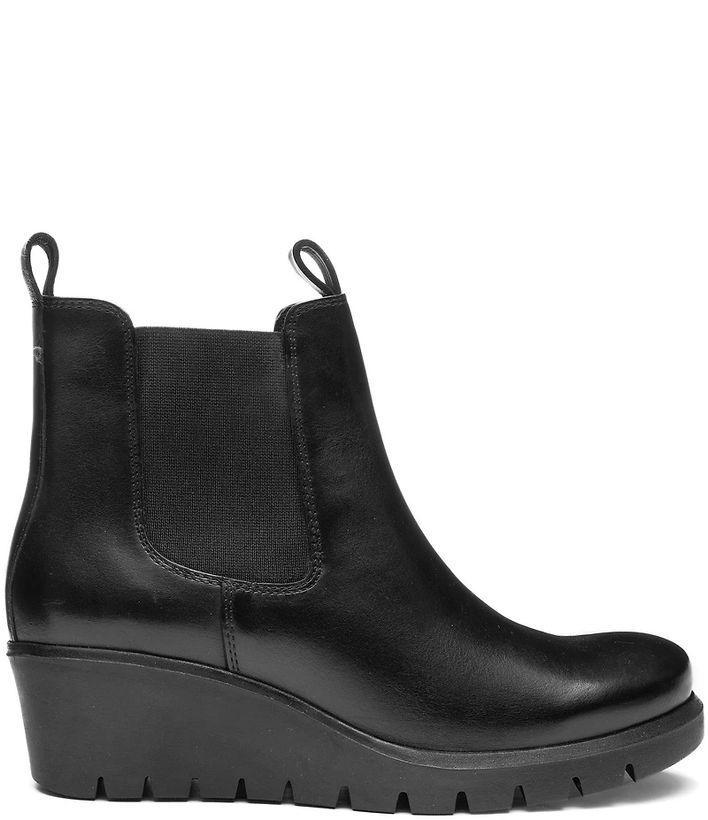ara Cascade Leather Wedge Chelsea Booties