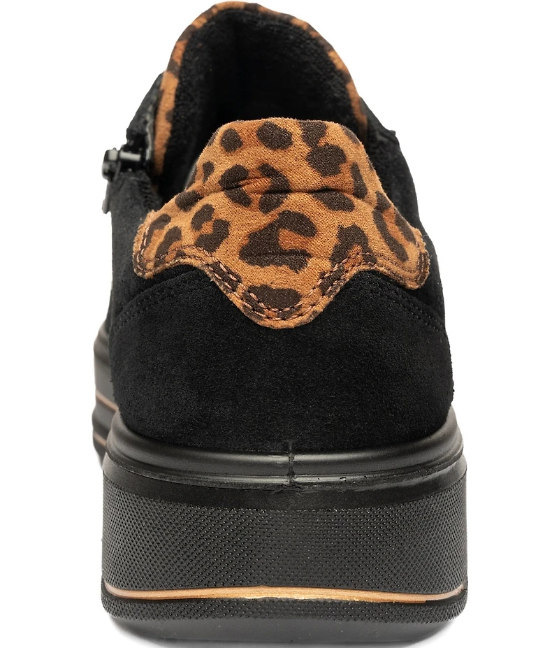 ara Conifer Suede & Leopard Print Sneakers