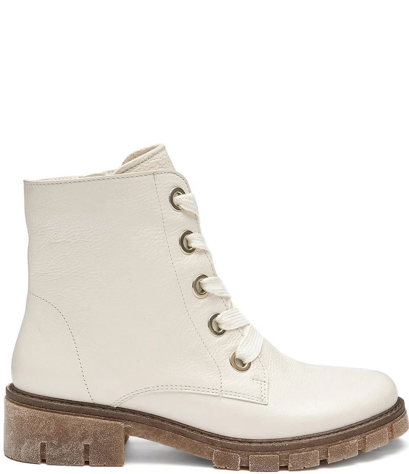 ara Debbie Leather Lace Up Booties