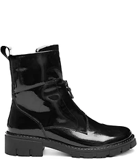 ara Deon Patent Leather Dual Zipper Booties