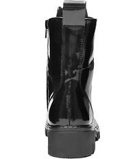 ara Deon Patent Leather Dual Zipper Booties