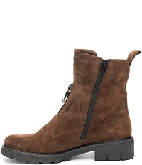 ara Deon Suede Dual Zipper Booties