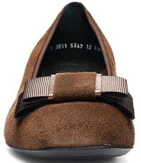 ara Garnet Suede Bow Pumps