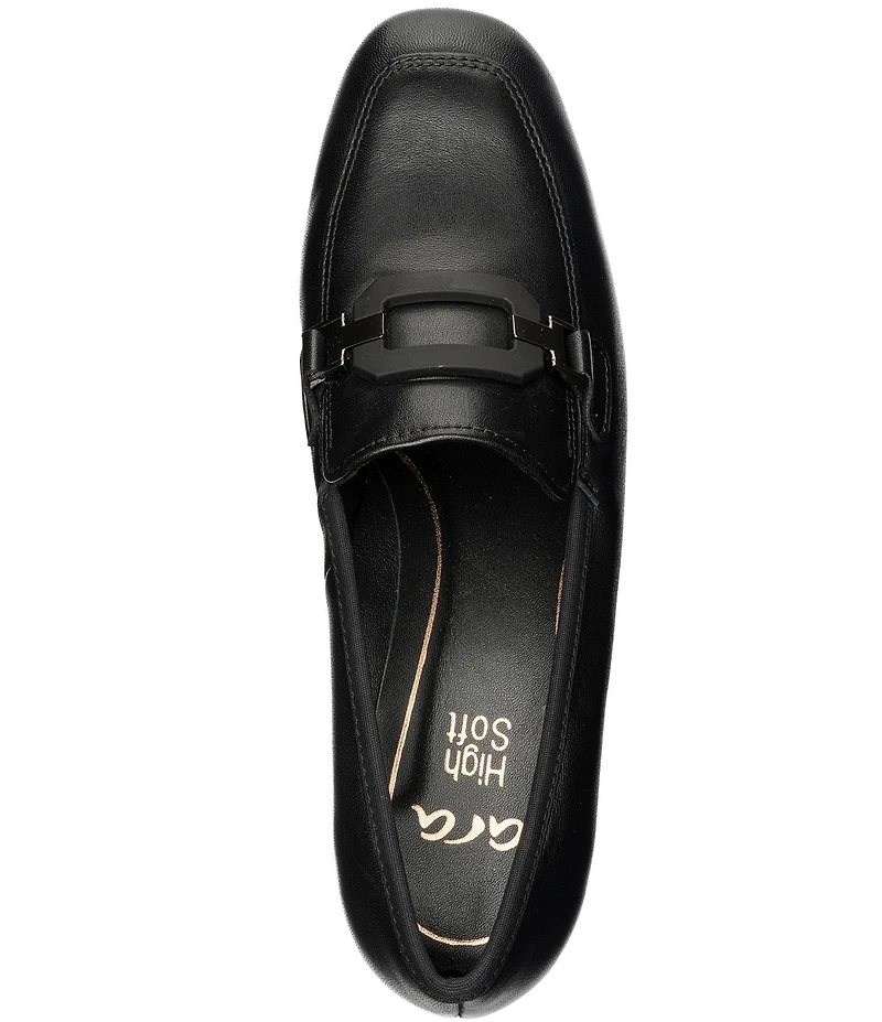 ara Giza Leather Loafer Pumps
