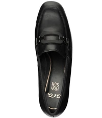 ara Giza Leather Loafer Pumps