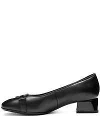 ara Glacier Leather Block Heel Pumps