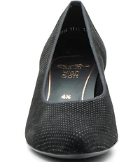 ara Kelly Dotted Suede Pumps