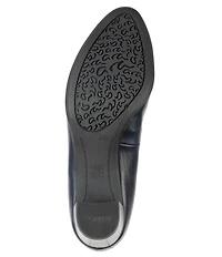 ara Kendall Leather Block Heel Pumps