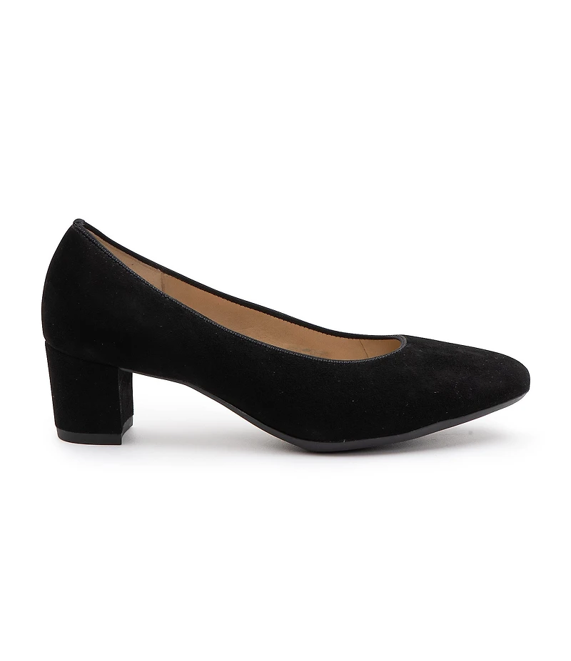 ara Kendall Suede Block Heel Pumps
