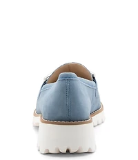 ara Kiana Suede Bit Buckle Slip On Loafers