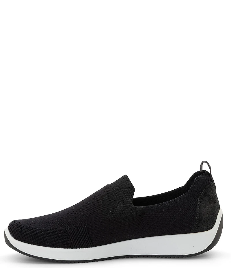 ara Leena Woven Stretch Knit Slip On Sneakers