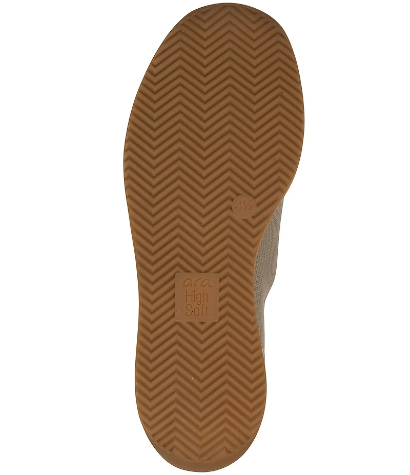 ara Leena Woven Stretch Knit Slip On Sneakers