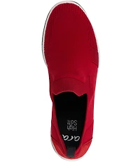 ara Leena Woven Stretch Knit Slip On Sneakers