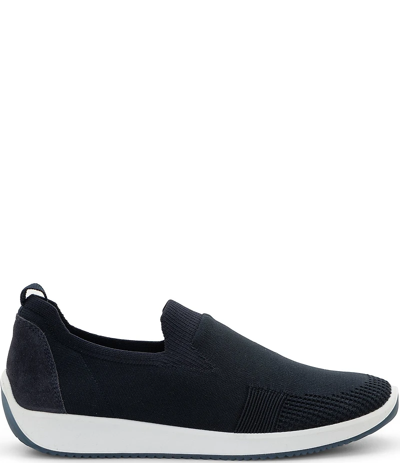 ara Leena Woven Stretch Knit Slip On Sneakers
