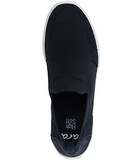 ara Leena Woven Stretch Knit Slip On Sneakers