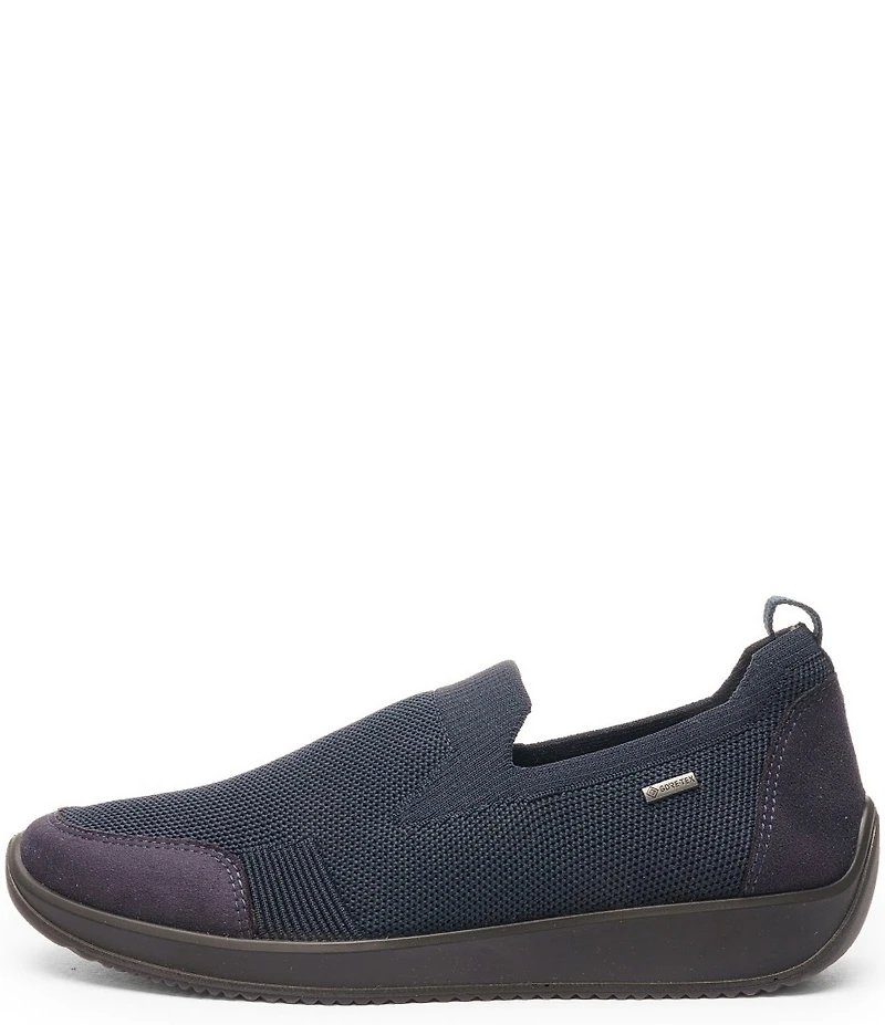 ara Lilith 2 Waterproof Hydro-Woven Stretch Fabric and Suede Slip-On Sneakers