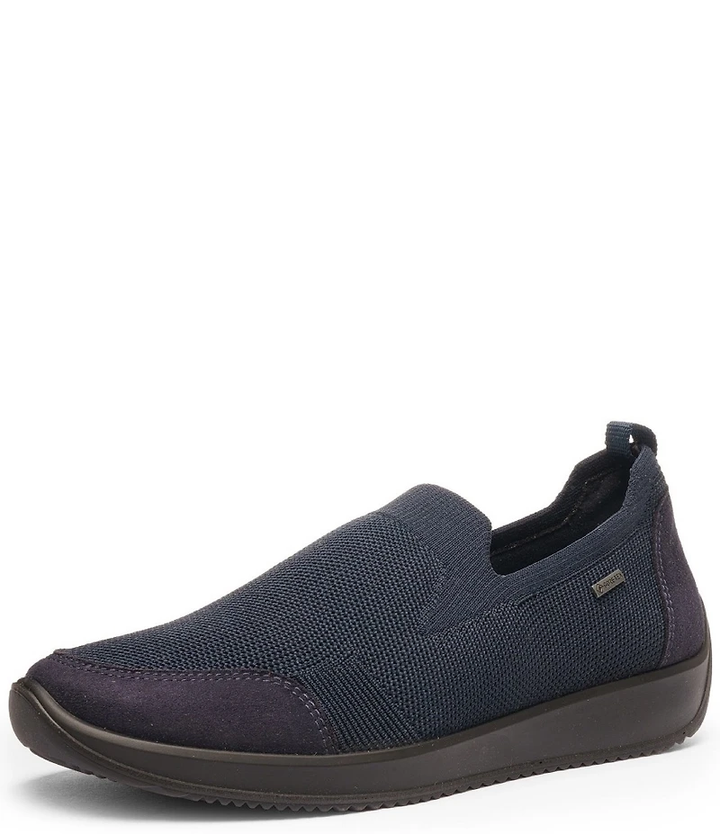 ara Lilith 2 Waterproof Hydro-Woven Stretch Fabric and Suede Slip-On Sneakers