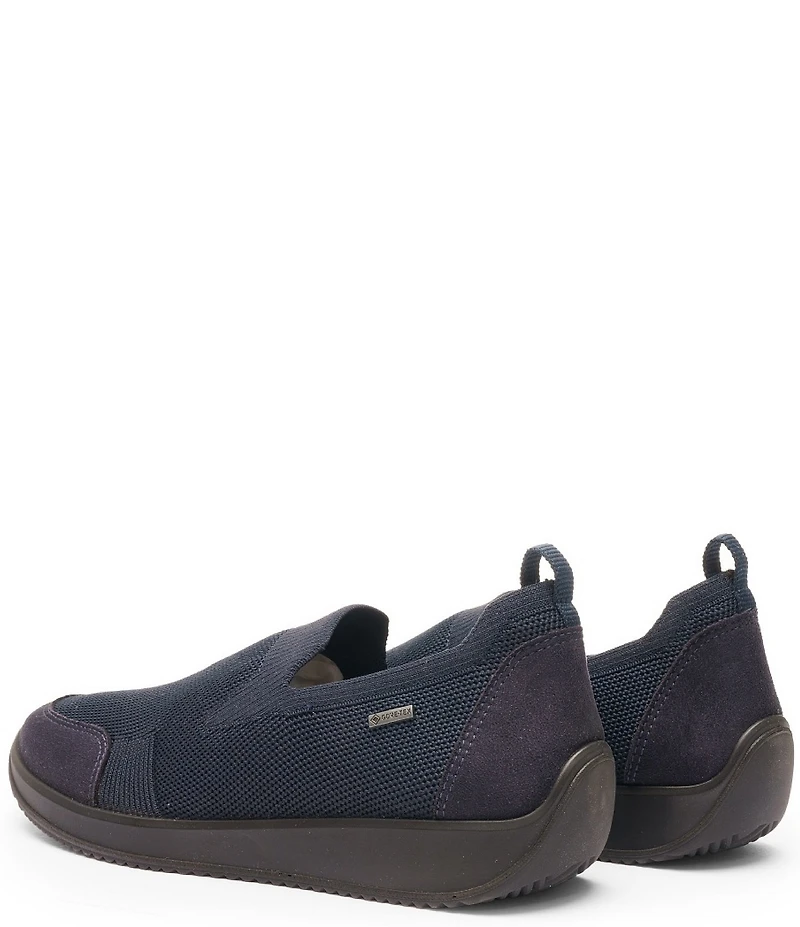 ara Lilith 2 Waterproof Hydro-Woven Stretch Fabric and Suede Slip-On Sneakers